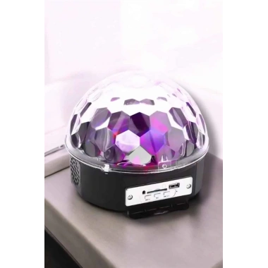 Bluetooth ve Uzaktan Kumandalı Çok Renkli Masaüstü Disko Topu