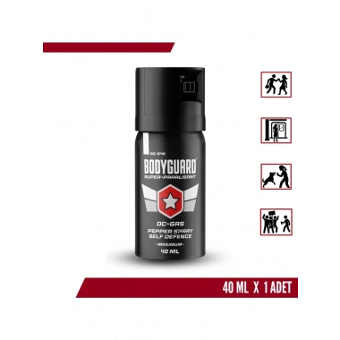 Bodyguard Biber Gazı Sprey 40ML Bodyguard (Göz Yaşartıcı Sprey) (5468)