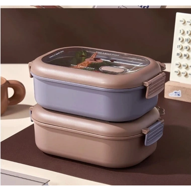 Bölmeli Paslanmaz Çelik Yemek Kutusu