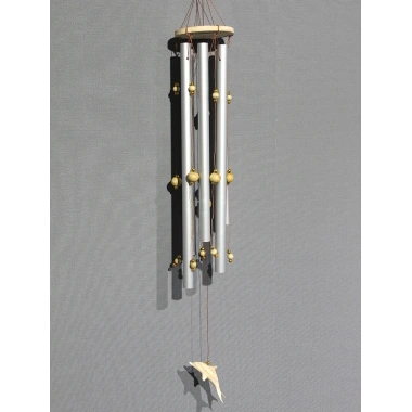 Boncuklu Metal Rüzgar Çanı Model 1