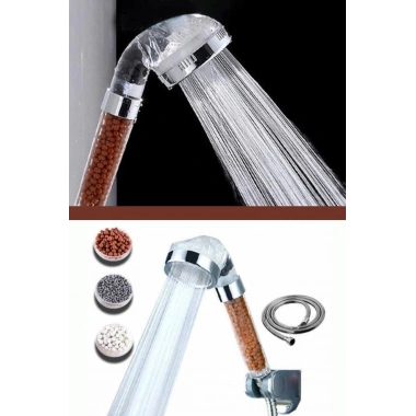 Boncuklu Su Tasarruflu Kireç Önleyici Duş Başlığı