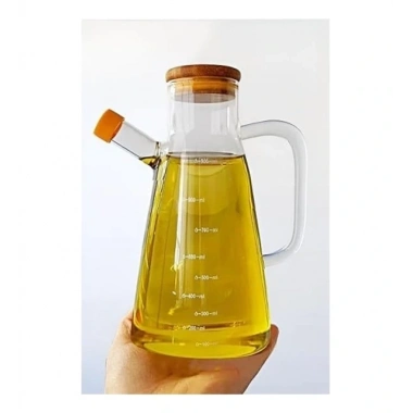 Borosilikat Cam 900 ml. Yağdanlık