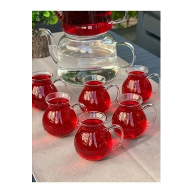 Borosilikat Cam Bardak 6 Adet