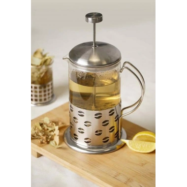 Borosilikat Cam French Press 350 ml