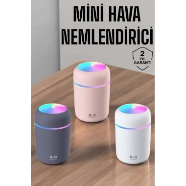 Buharlı Hava Nemlendirici Aromaterapi Renk Değiştirilebilir