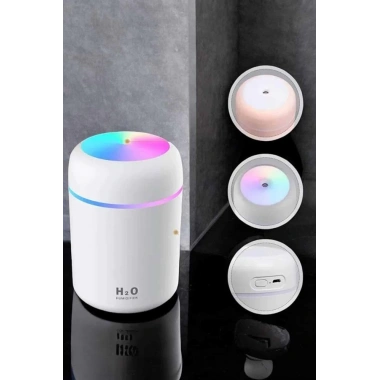 Buharlı Hava Nemlendirici Aromaterapi Renk Değiştirilebilir