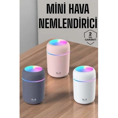 Buharlı Hava Nemlendirici Aromaterapi Renk Değiştirilebilir