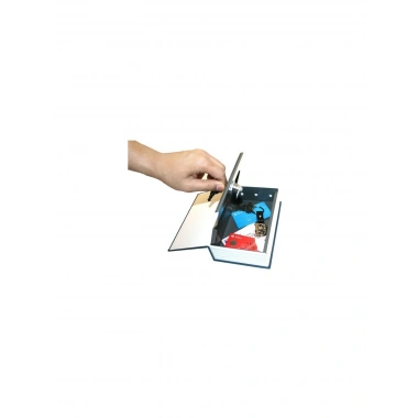 BÜYÜK KİTAP MODELİ KİLİTLİ KASA - KUMBARA - 180X115X55MM (5468)