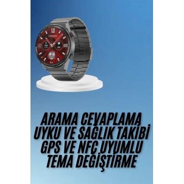 Çağrı Cevaplama Sesli Asistan Çoklu Dil Desteği 5.0 Bluetooth Akıllı Saat