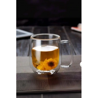 Cam Çift Cidarlı Bardak 350 ml