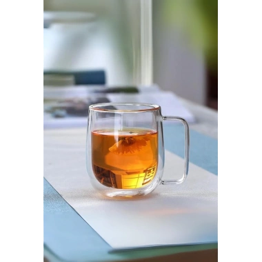 Cam Çift Cidarlı Bardak 350 ml