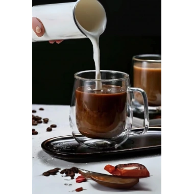 Cam Çift Cidarlı Bardak 350 ml