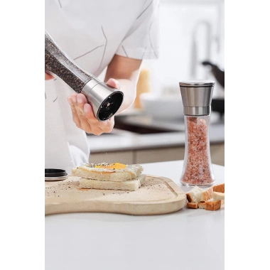 Cam Metal Kapaklı Baharat Öğütücü 250 ml