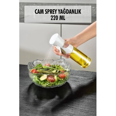 Cam Sprey Yağdanlık Beyaz 220 ML