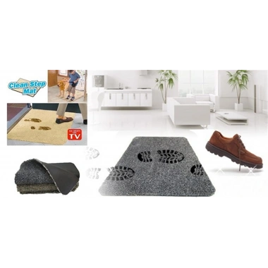 Çamaşır Makinesinde Yıkanabilir Kir Toz Emici Mikrofiberli Paspas (5468)