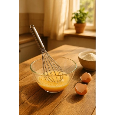 Çelik Küçük Yumurta Çırpıcı 14 cm