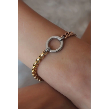 Çelik Mix Renk Kadın Bileklik