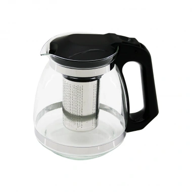 ÇELİK SÜZGEÇLİ CAM DEMLİK 1500ML (5468)