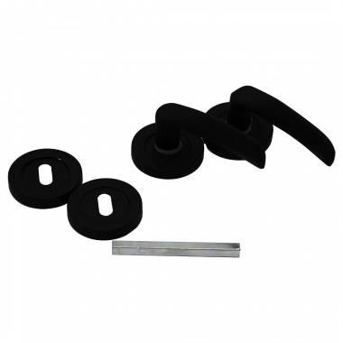 ÇELİKEL ERİŞ-10 AMERİKAN ODA KAPI KOLU SİYAH (5468)