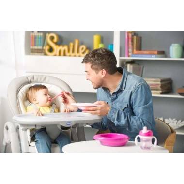 Chicco 4 Parça Beslenme Seti +6 Ay - Kız