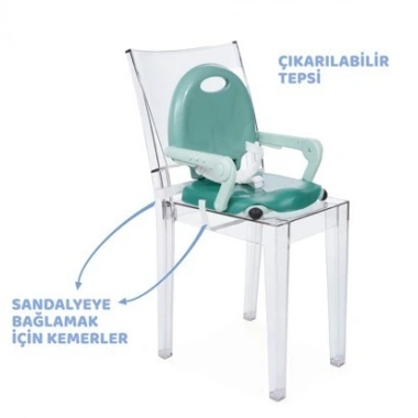 Chicco Pocket Snack Yükseltici Mama Sandalyesi - Sage