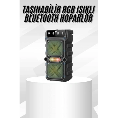 Çift Çıkışlı Güçlü Bataryalı Kablosuz Yüksek Ses Kaliteli Bluetooth Hoparlör