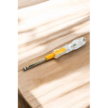 Çift Taraflı Elektrik Kontrol Kalemi Şeffaf Tornavida