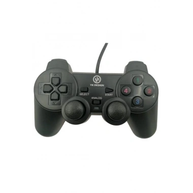 Çift Titreşimli Usb Kablolu Oyun Kolu Pc Uyumlu Vibration Gamepad