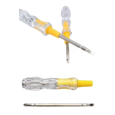 Çift Uçlu Kontrol Kalemi Elektrik Test Kalemi Şeffaf