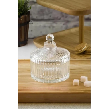 Çizgili Cam Şekerlik