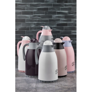 CKR-2018 1.3LT RENKLİ CAM TERMOS (5468)