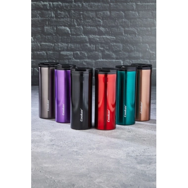 CKR-2041 400ML UZUN RENKLİ ÇELİK TERMOS BARDAK (5468)