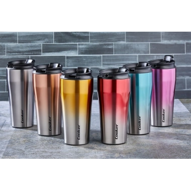 CKR-2049 400ML.ÇELİK MUG TERMOS BARDAK ÇİFT RENK (5468)