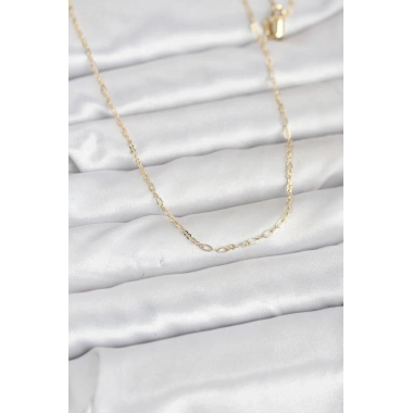 CM 14K Gold Renk 60 cm Zincirli Kadın Kolye