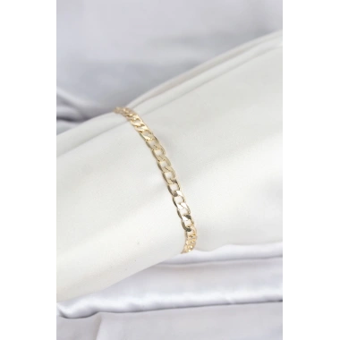 CM 14K Gold Renk Halka Zincir Model Kadın Bileklik