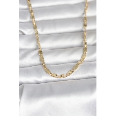 CM 14K Gold Renk Lazer Model 45 cm Kadın Kolye