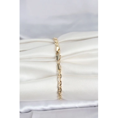 CM 14K Gold Renk Zincir Model Kadın Bileklik