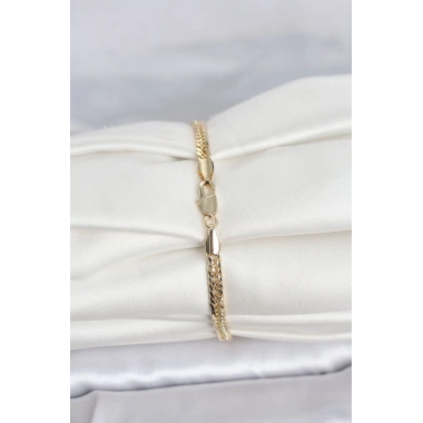 CM 14K Gold Renk Zincir Model Kadın Bileklik