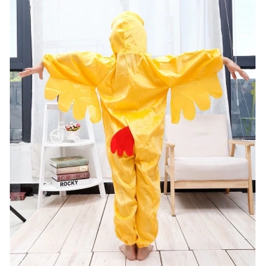 Çocuk Horoz Kostümü - Tavuk Kostümü 2-3 Yaş 80 Cm