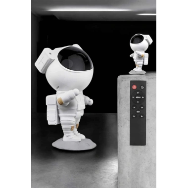 Çocuklara Özel Projeksiyon Astronot Lamba Speaker Sevimli