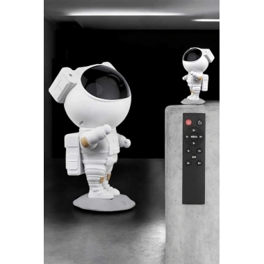 Çocuklara Özel Projeksiyon Astronot Lamba Speaker Sevimli