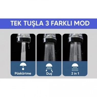 Çok Fonksiyonlu Musluk Başlığı