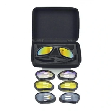 Çok Lensli Tactical Gözlük Seti