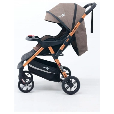 Comfymax 2-Way Çift Yönlü Bebek Arabası  – Wood Brown