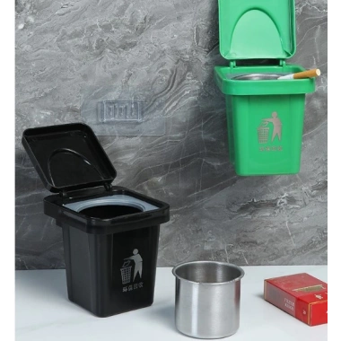 Çöp Kovası Tasarımlı  Küllük (5468)