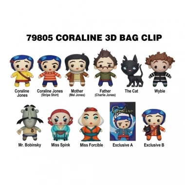 Coraline Klipsli Figür Seri 1