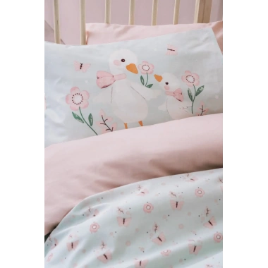 Cotton Box Bebek Nevresim Takımı Mamiduck Pembe