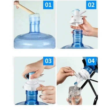 Damacana Musluk Başlığı ve Metal Ayak Stand Seti