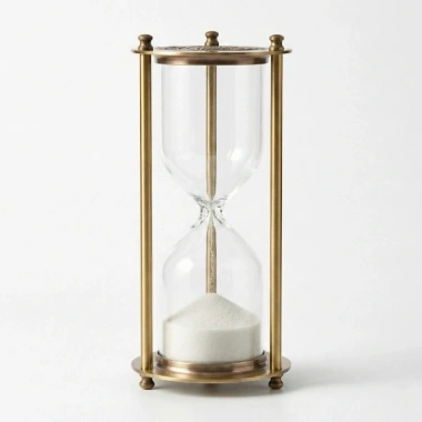 Dekoratif Cam Kum Saati 7x18 cm