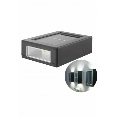 Dekoratif Duvar Lambası Solar Güneş Enerjili Bahçe Aydınlatması